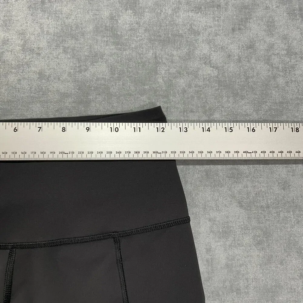 Lululemon Nulu High rise mesh panels crop leggings capris workout running wms 6 - Picture 5 of 6